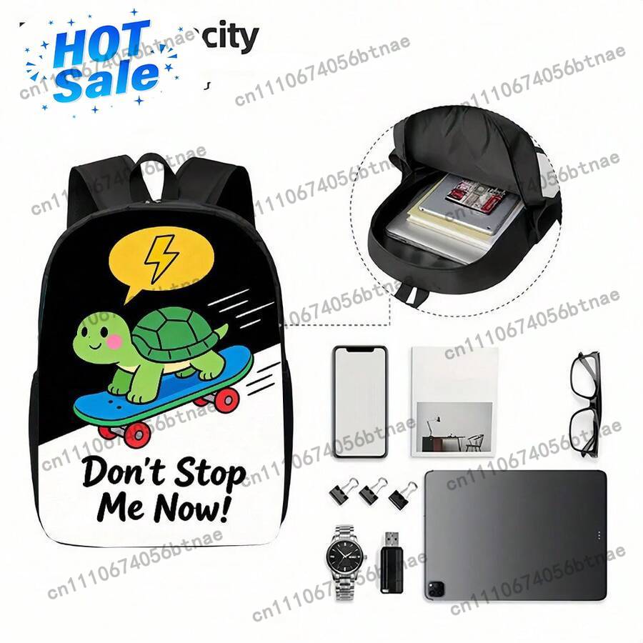 Skateboard - 1 Buah Ransel Sekolah Motif Skateboard