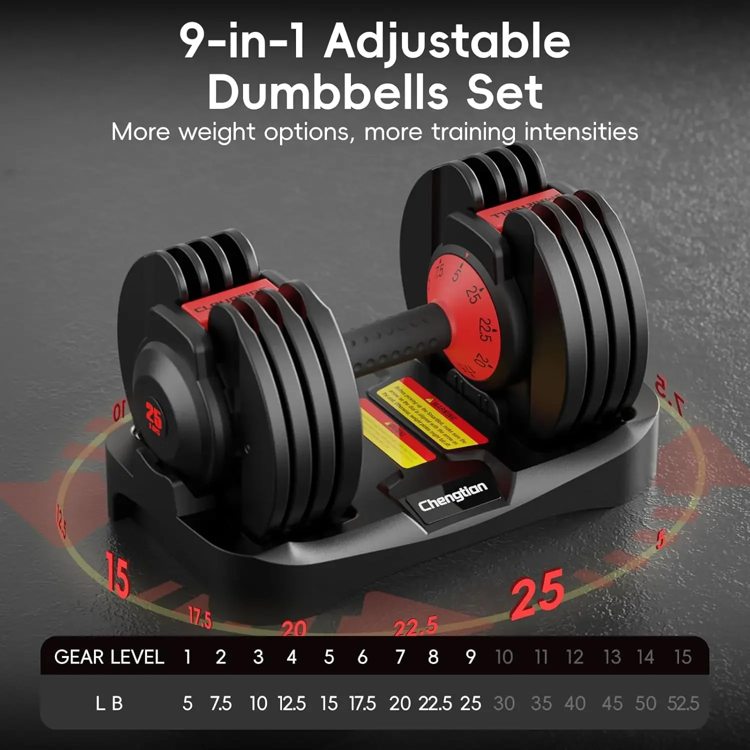 Dumbbell Set - Set Dumbbell yang Dapat Disesuaikan (2