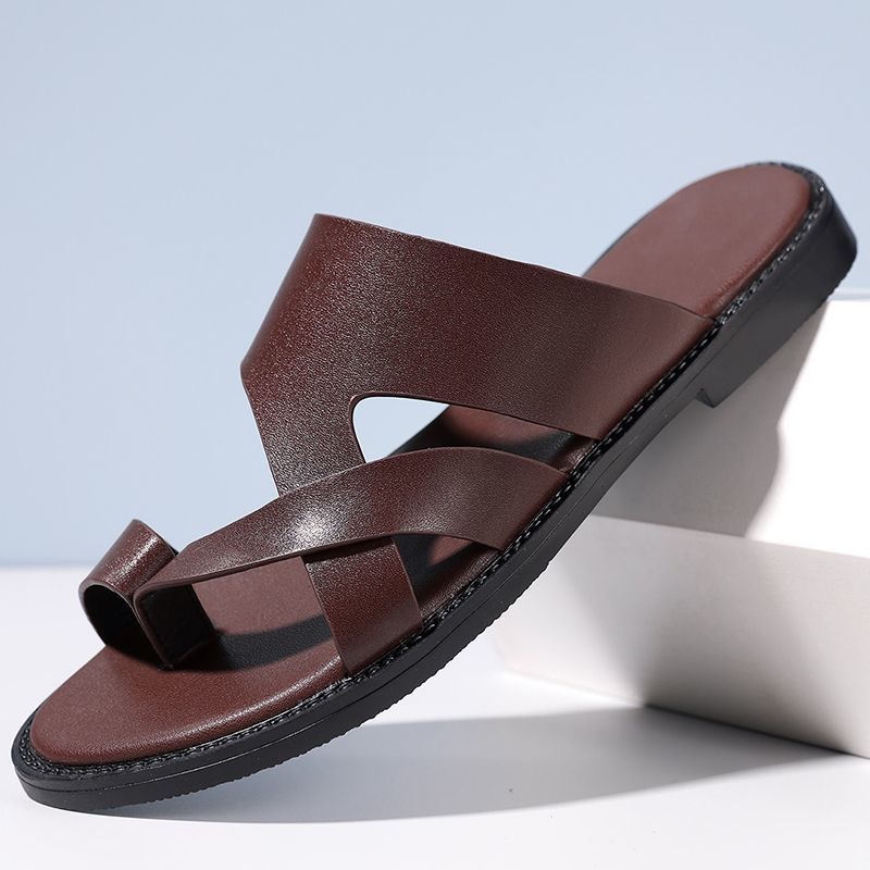Resistance Band - Sandal Pria Trendy Tali Silang Anti-Selip