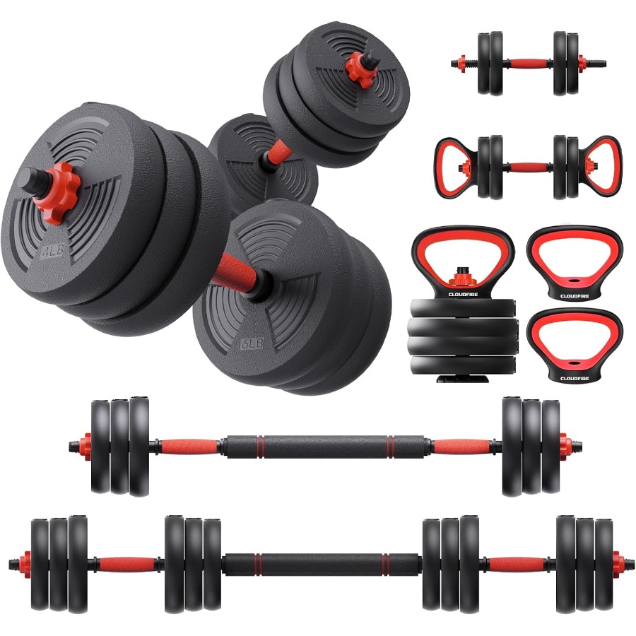 Dumbbell Set - Set Dumbbell yang Dapat Disesuaikan, Set