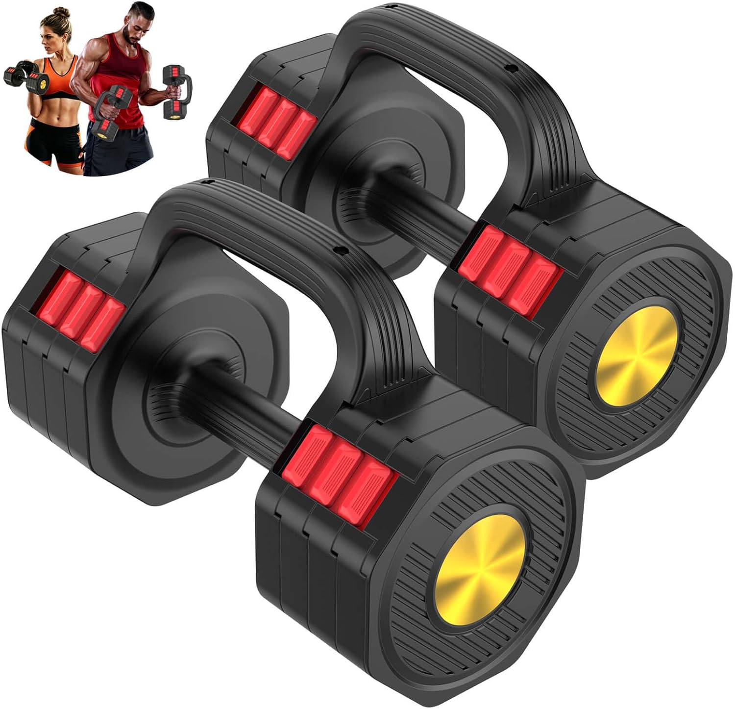 Dumbbell Set - Set Dumbbell yang Dapat Disesuaikan 5-20.5