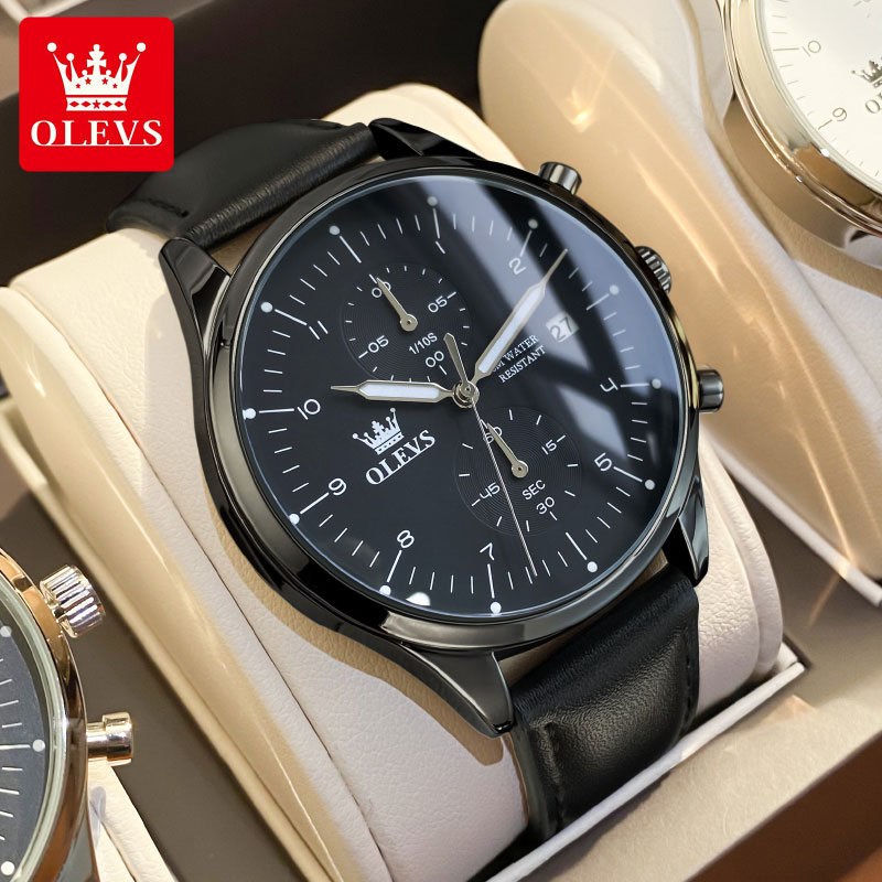 OLEVS 2880 Jam Tangan Pria Kas - Resistance Band ulasan dan harga