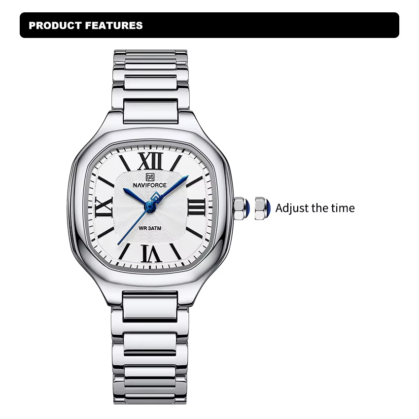 Jam Tangan Wanita NAVIFORCE Be - Resistance Band ulasan dan harga