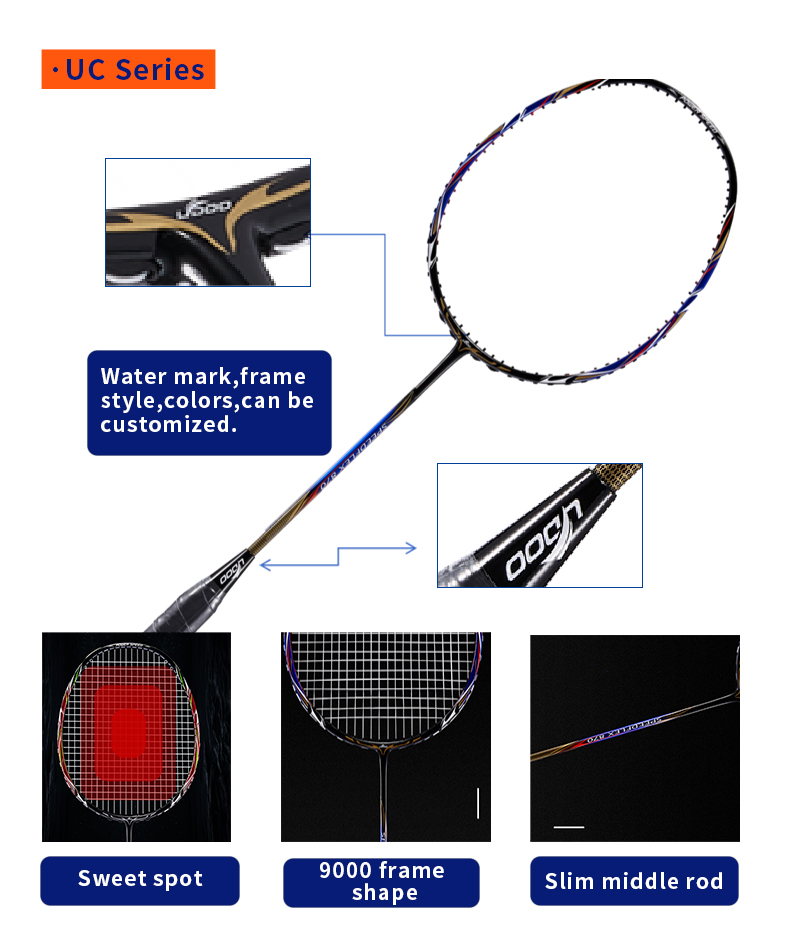 Raket bulu tangkis grafit komp - Badminton Racket ulasan dan harga