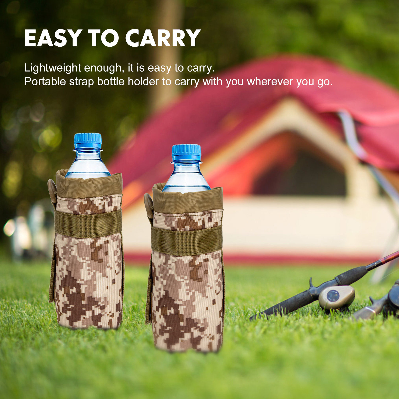 Tas Botol Air Nilon, Tahan Air - Sports Water Bottle Insulated ulasan dan harga