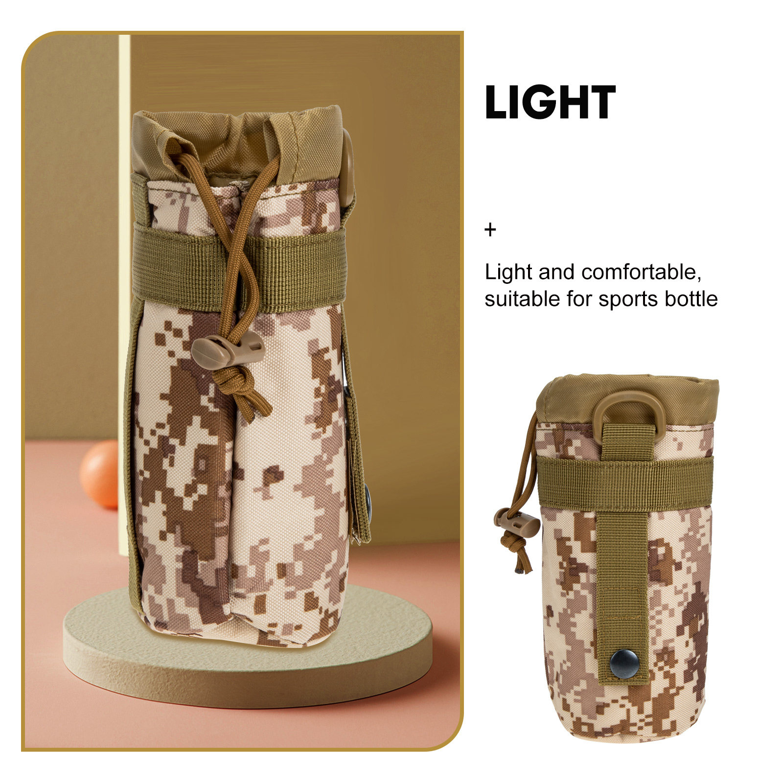 Tas Botol Air Nilon, Tahan Air - Sports Water Bottle Insulated ulasan dan harga