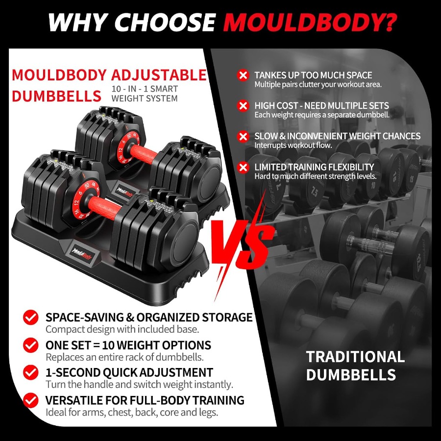 Set Dumbbell yang Dapat Disesu - Dumbbell Set ulasan dan harga